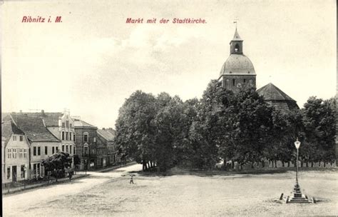 Ansichtskarte Postkarte Ribnitz Damgarten Markt Mit Der Akpool De