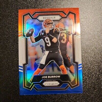 Panini Prizm Joe Burrow Red White Blue Prizm Bengals Ebay