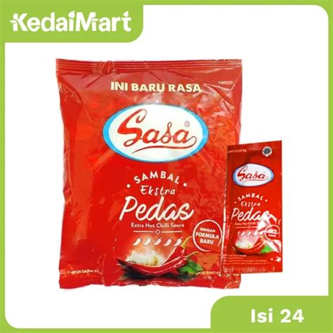 Sasa Saus Sambal Extra Hot Sachet Isi X Gram Lazada Indonesia