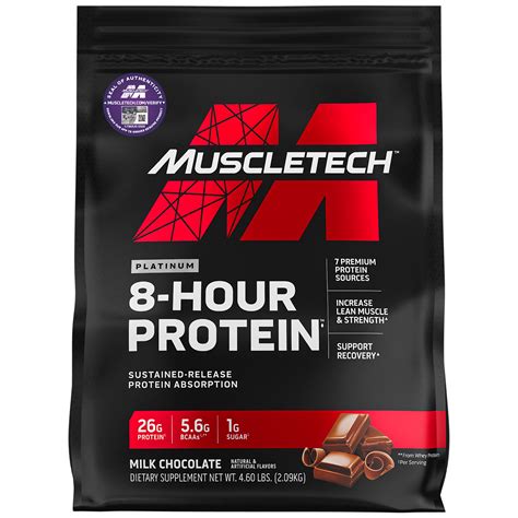 Muscletech 8 Hour Protein 4 6 Lbs With Free Shaker Lazada PH