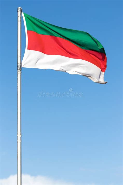 Flag of Heligoland stock image. Image of flying, blowing - 165062327