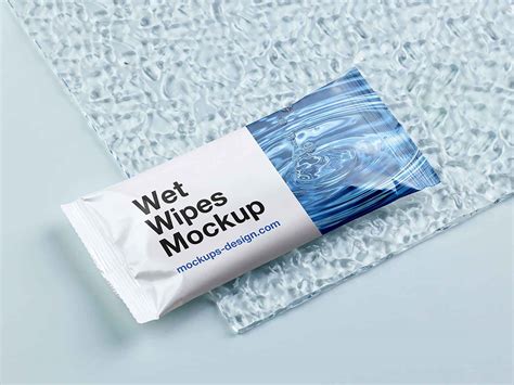 Wet Wipes Mockup Psd