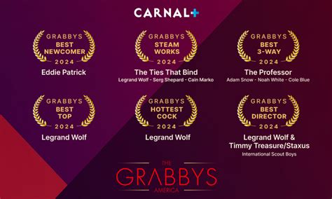 Carnal Media Legrand Wolf Score Six Grabby America Awards Avn