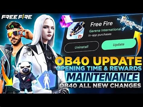 Ob Update All New Changes Ob Update Free Fire Free Fire Ob