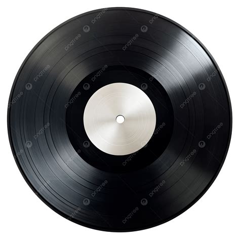 Vinyl Record With Blank Label Clipart Illustration, Vinyl Record Labels