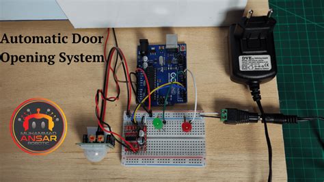 Automatic Door Opening System Using Arduino And Pir Sensor Ma Robotic