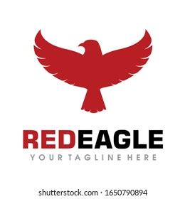 Red Eagle Logo Eagle Logo Vector Stock Vector (Royalty Free) 1650790894 ...