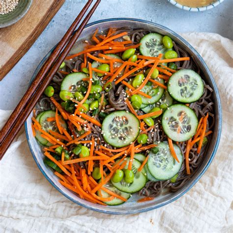 Miso Sesame Soba Noodles Vegetarian The Floured Camera