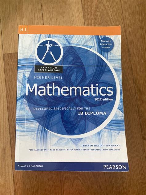 Ib Higher Level Mathematics Pearson Textbook Hobbies And Toys Books