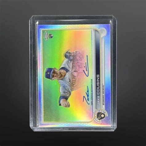 Topps Chrome Rookie Auto Refractor Ra Jc Jake Cousins