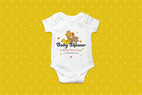 Free Baby Onesie Mockup Mockuptree