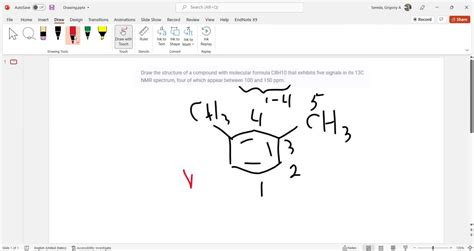 Solved Draw The Structure Of A Compound Consistent With The Following