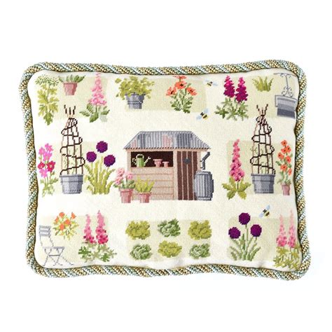 Chelsea Cutting Garden Needlepoint Kit Elizabeth Bradley Design