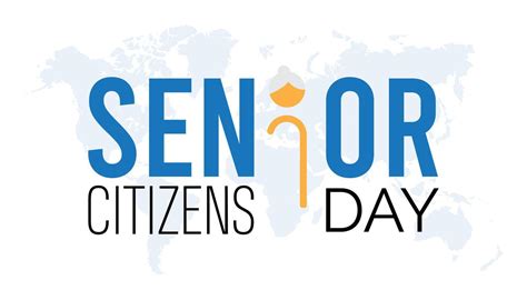 Senior Citizens Day Is Observed Every Year On August Banner Design