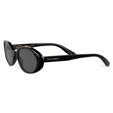 Dolce And Gabbana Re Edition Dna Sunglasses Black Dark Grey Dolce And Gabbana Eyewear Avvenice