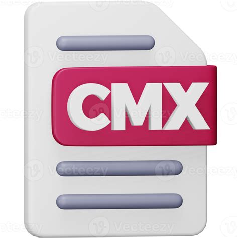 Cmx File Format D Rendering Isometric Icon Png