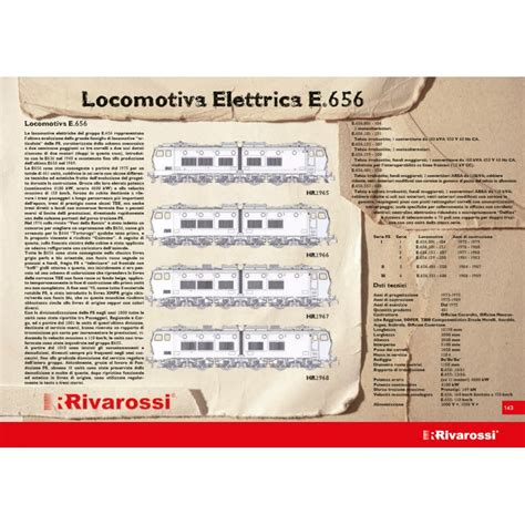 Rivarossi HR2967S FS Locomotiva Elettrica E 655 2a Serie Livrea