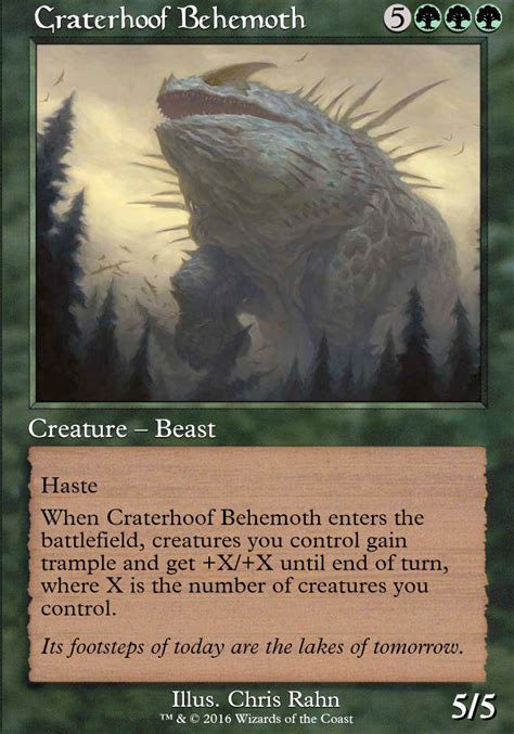 Craterhoof Behemoth