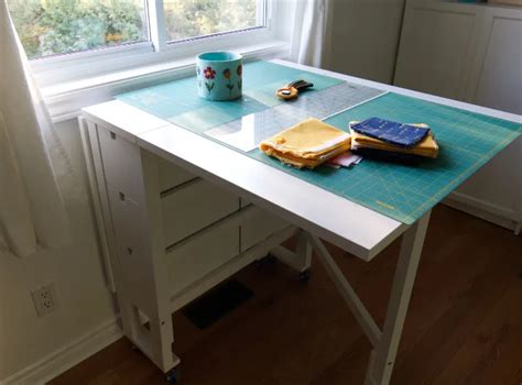 How To Make A Diy Cutting Table Ikea Norden Hack Mix Measure Make