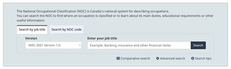 How To Find Your Noc Code My Visa Partner