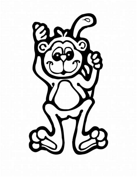 Free Printable Monkey Coloring Pages For Kids