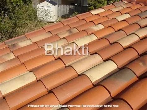 Bhakti Terracotta Natural Handmade Clay Spanish Country Roof Tiles At