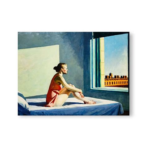 Edward Hopper Morning Sun Hopper Poster Edward Hopper Print Living