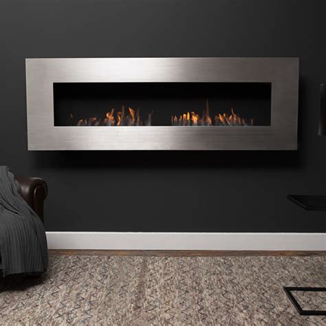 Wall Mounted Fireplace Modern Eco Bioethanol Fires Naked Flame NZ