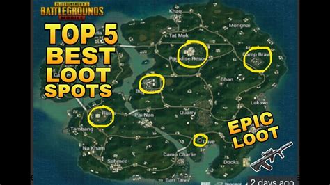 Top Best Looting Spots On Sanhok Map Pubg Mobile New Sanhok Update