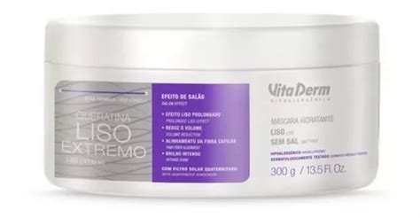 Vita Derm Máscara De Hidratação Liso Extremo 300gr Parcelamento sem juros