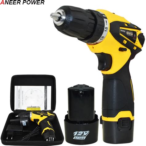 1 5ah Battery Capacity Drill 12v Mini Cordless Drill Power Tools