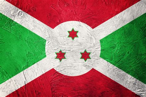 Premium Photo | Grunge Burundi flag Burundi flag with grunge texture