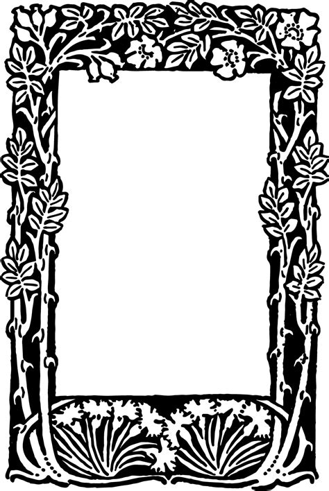 Picture Frame Printable Borders