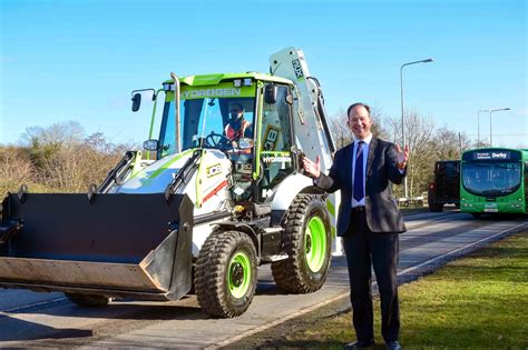 Hydrogen Fuelled Jcb On Uk Roads