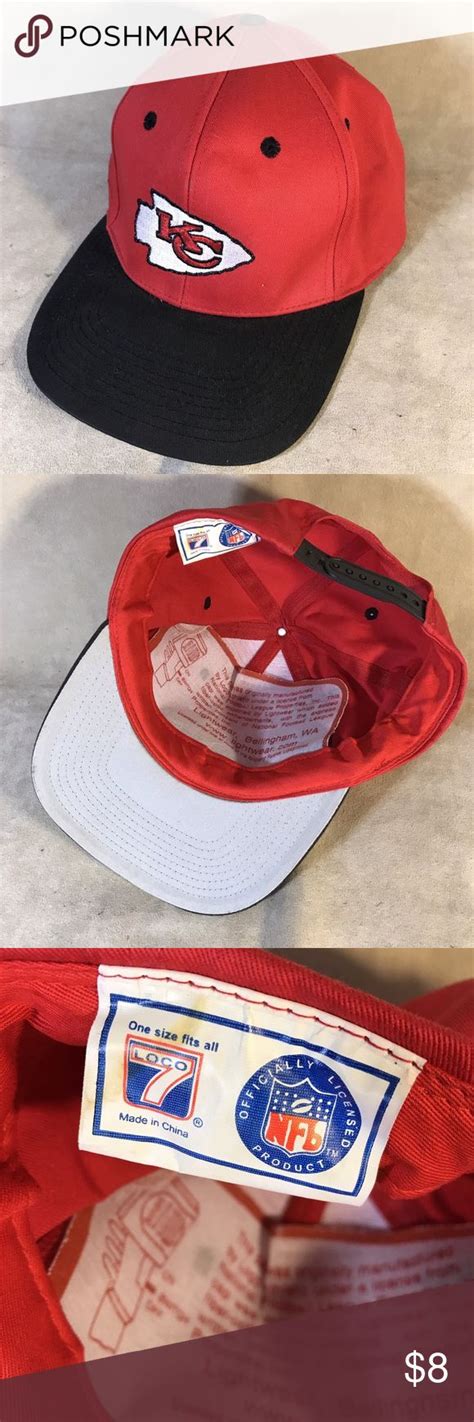 Vintage Kansas City Chiefs Snapback Hat By Loco In Good Shape Nfl