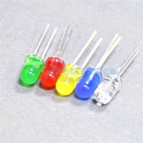 Pcs Mm Mm Led Light Set White Yellow Red Green Blue Jh B B