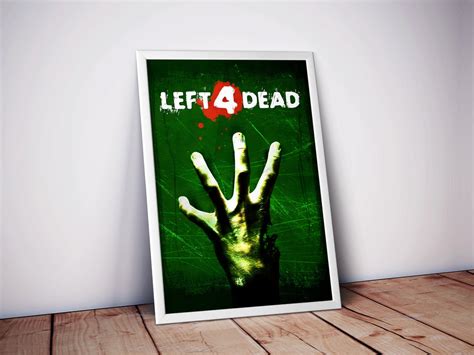 Left 4 Dead Poster Left 4 Dead Cover Gaming Poster Left - Etsy