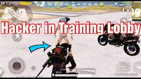 Hacker In Training Lobby😯😯 Hacker Using Speed And Jump Hack🤔🤔pubg