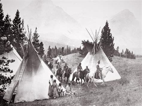 Native American Teepee Camp Montana C 1900 B W Photo Giclee Print American Photographer