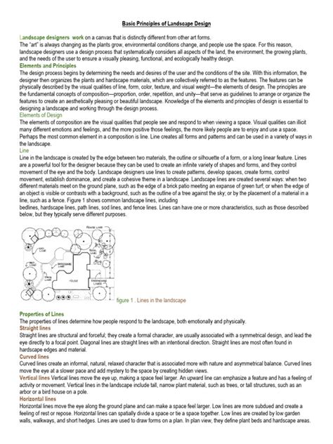 Basic Principles of Landscape Design | PDF | Composition (Visual Arts ...