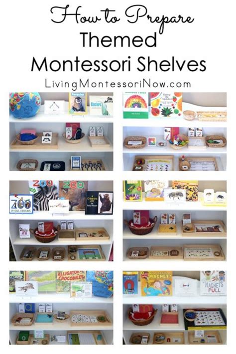 How To Prepare Themed Montessori Shelves Living Montessori Now