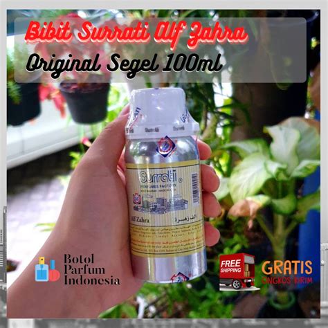 Jual PARFUM SURRATI ALF ZAHRA SERIBU BUNGA 100gr SEGEL PARFUM SURRATI