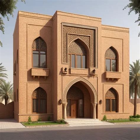 Architectural Design Of Traditional House In Baghdad