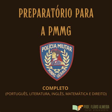 PREPARATÓRIO PARA A PMMG COMPLETO PORTUGUÊS LITERATURA INGLÊS