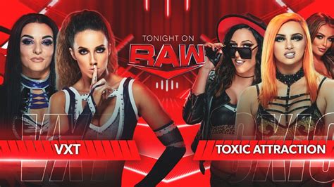 Wwe 2k22 Universe Raw Vxt Vs Toxic Attraction Youtube