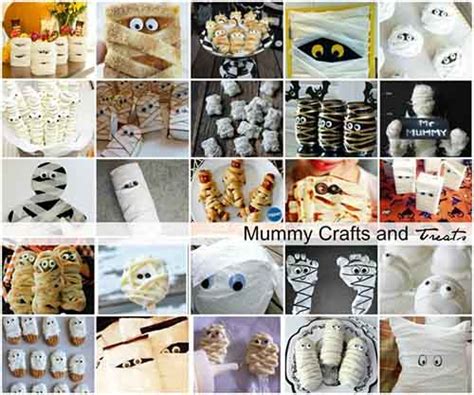 Halloween Mummy Crafts and Treats