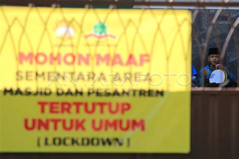 Permberlakuan Ppkm Skala Mikro Di Pesantren Antara Foto