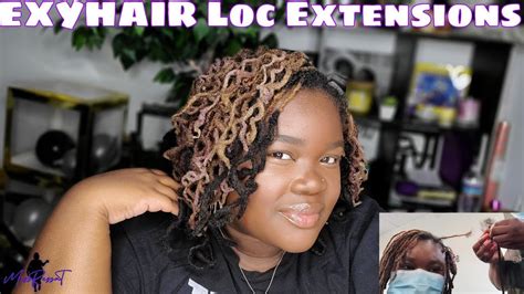 Exyhair Loc Extensions Install And Review Missressat Youtube