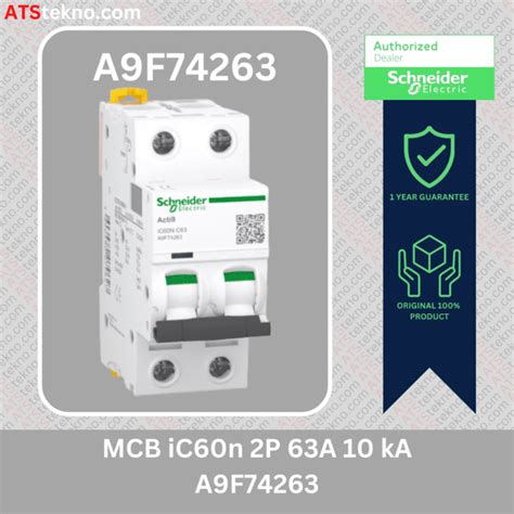 Jual Mcb Ic60n 2p 63a 6ka A9f74263 Murah Suranaya Ats Official