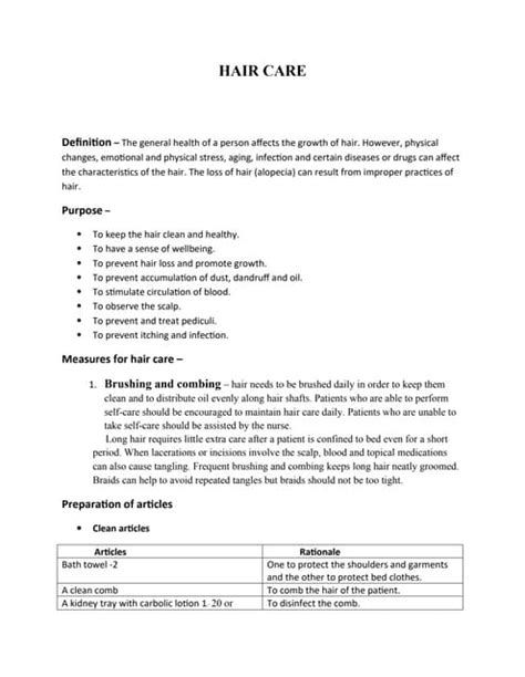 Transform Your Hair: Expert Hair Care Tips | DOCX